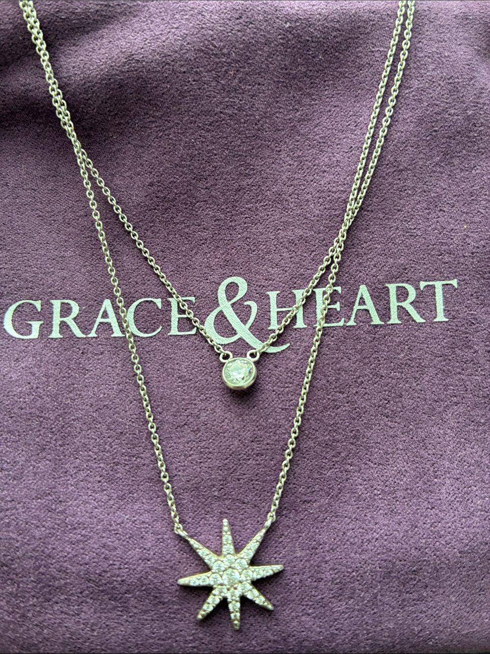 Star ⭐️ of Show Necklace by Grace & Heart